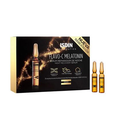 ISDIN-ISDINCEUTICS Flavo-C Melatonina ampolas 30 x 2 ml-DrShampoo - Perfumaria e Cosmética