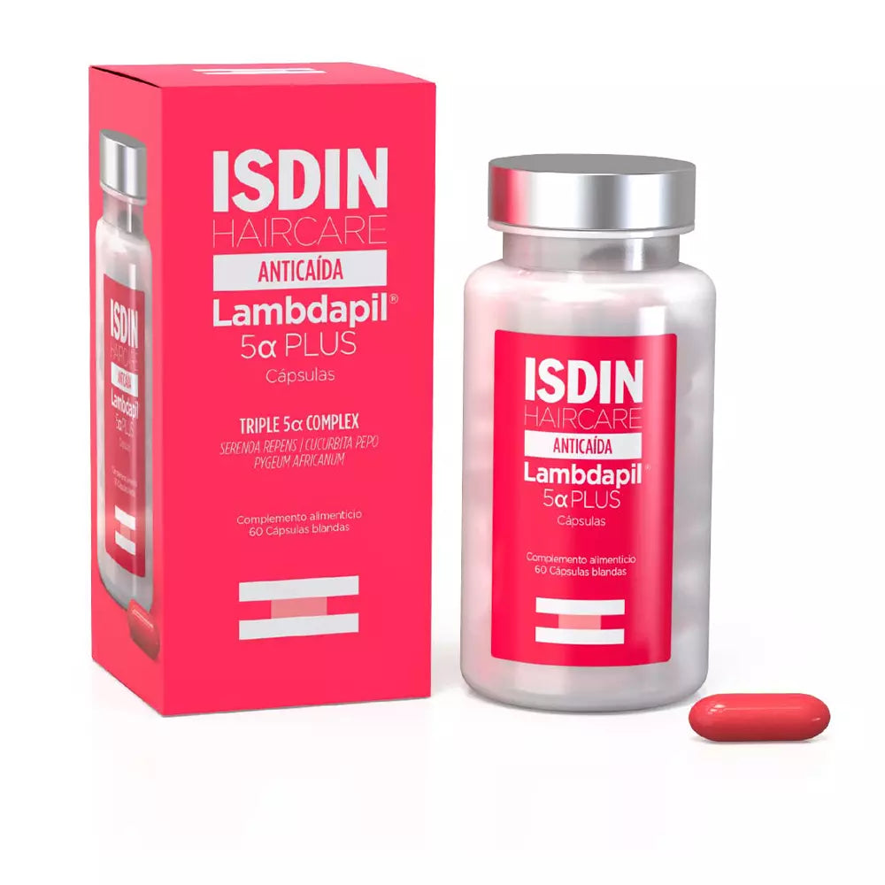 ISDIN-LAMBDAPIL 5a Plus permanece cabelo 60 cápsulas-DrShampoo - Perfumaria e Cosmética