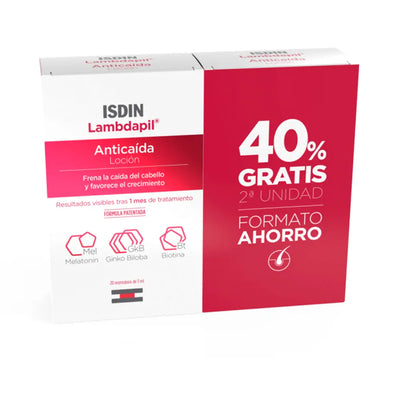 ISDIN-LAMBDAPIL anticaída loción monodosis duo 2 x 20 u-DrShampoo - Perfumaria e Cosmética