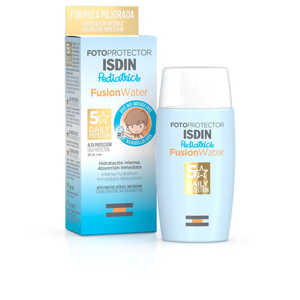 ISDIN-PEDIATRICS fusion water PHOTOPROTETOR SPF50+ 50 ml-DrShampoo - Perfumaria e Cosmética