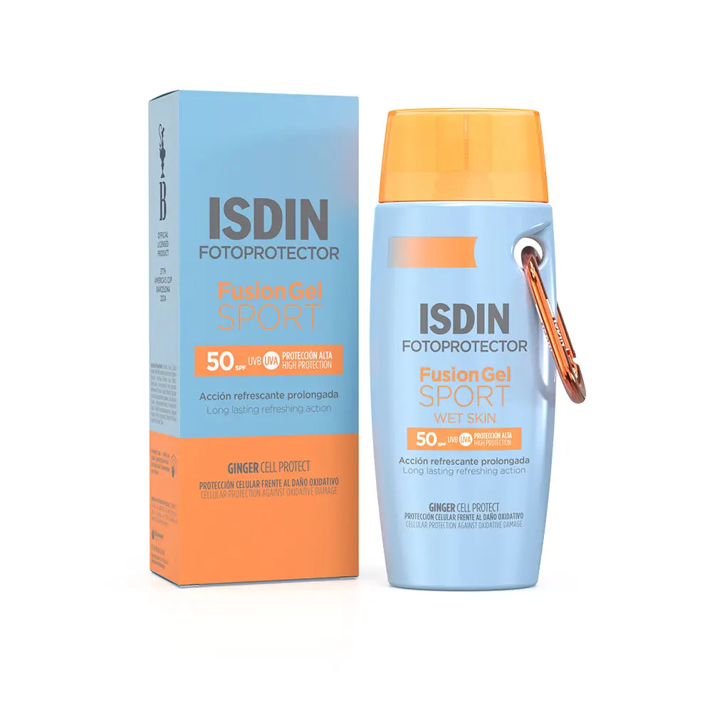 ISDIN-PHOTOPROTECTOR gel de fusão esportiva FPS 50 100 ml.-DrShampoo - Perfumaria e Cosmética
