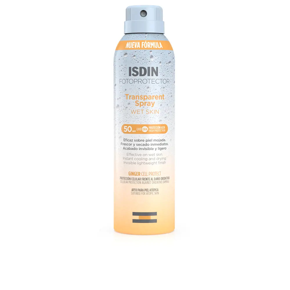 ISDIN-PHOTOPROTECTOR spray transparente para pele molhada 50+ 250 ml-DrShampoo - Perfumaria e Cosmética