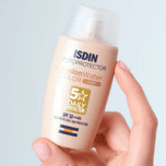 ISDIN-PHOTOPROTETOR fusion water color SPF50 light 50 ml-DrShampoo - Perfumaria e Cosmética