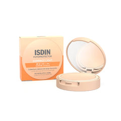 ISDIN-PROTETOR SOLAR COMPACTO BRONZE COM COBERTURA NATURAL DE LONGA DURAÇÃO SPF 50 CLARO 10g.-DrShampoo - Perfumaria e Cosmética