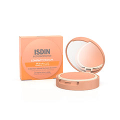 ISDIN-PROTETOR SOLAR COMPACTO BRONZE COM COBERTURA NATURAL DE LONGA DURAÇÃO SPF 50 MÉDIO 10g.-DrShampoo - Perfumaria e Cosmética