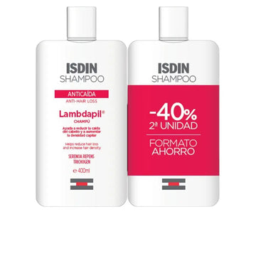 ISDIN-Pacote de shampoo antiqueda LAMBDAPIL 2 x 400 ml.-DrShampoo - Perfumaria e Cosmética Imagen principal del producto