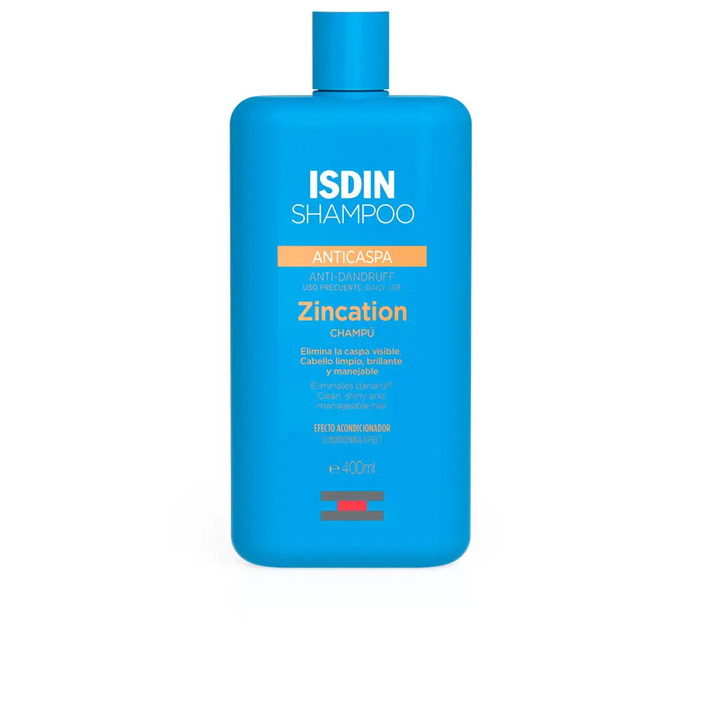 ISDIN-ZINCATION champô anticaspa uso frequente 400 ml.-DrShampoo - Perfumaria e Cosmética