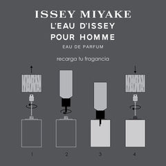 ISSEY MIYAKE-L'EAU D'ISSEY POUR HOMME edp recarga 150 ml.-DrShampoo - Perfumaria e Cosmética