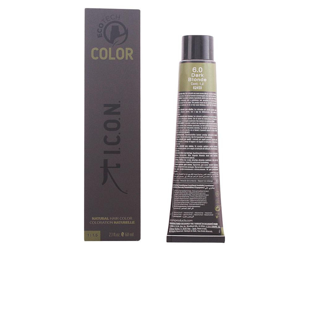 I.C.O.N.-ECOTECH COLOR cor natural 60 louro escuro 60 ml-DrShampoo - Perfumaria e Cosmética