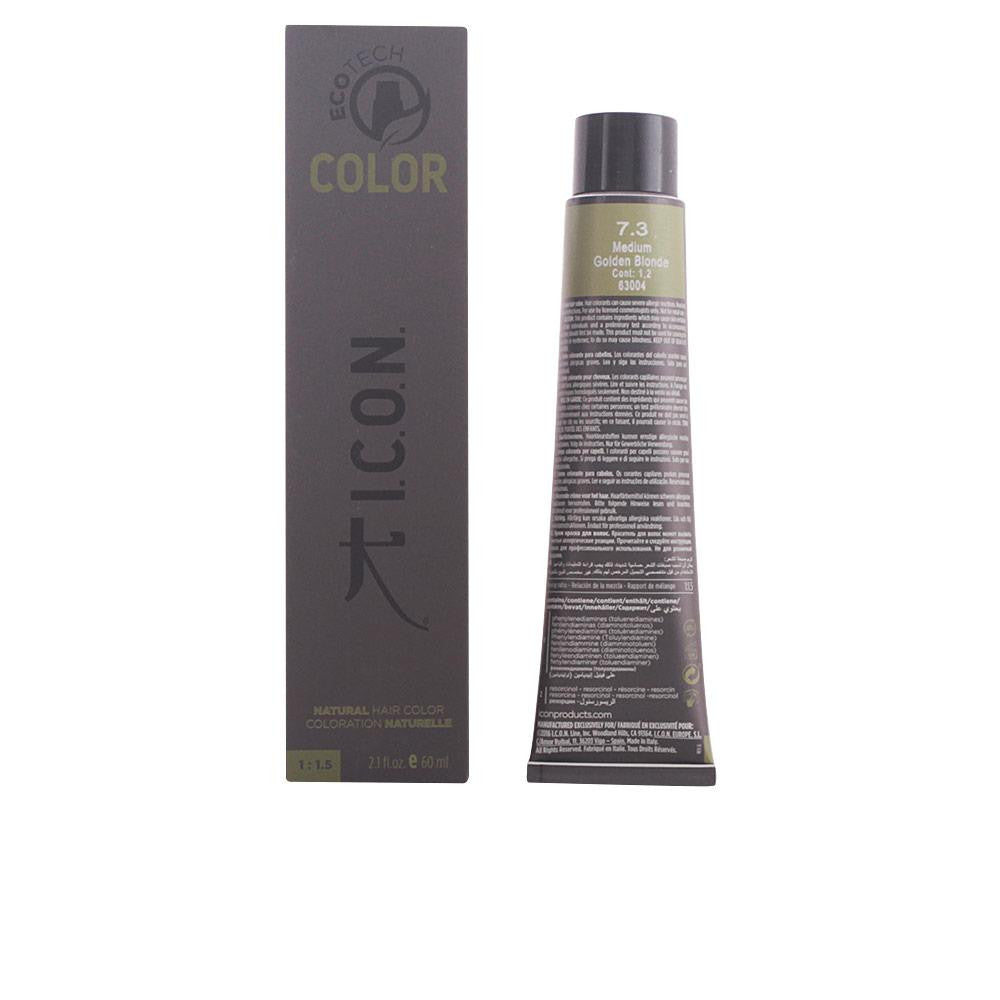 I.C.O.N.-ECOTECH COLOR cor natural 73 loiro dourado médio 60 ml-DrShampoo - Perfumaria e Cosmética