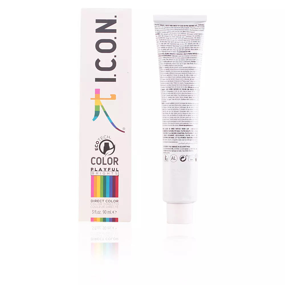 I.C.O.N.-PLAYFUL BRIGHTS cor direta laranja ardente 90 ml-DrShampoo - Perfumaria e Cosmética