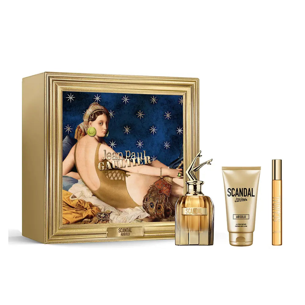 JEAN PAUL GAULTIER-CAIXA SCANDAL ABSOLU PARA ELA 3 pcs.-DrShampoo - Perfumaria e Cosmética