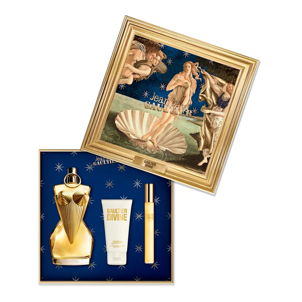 JEAN PAUL GAULTIER-CONJUNTO DIVINO GAULTIER 3 PEÇAS-DrShampoo - Perfumaria e Cosmética