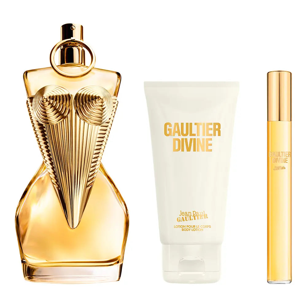JEAN PAUL GAULTIER-Conjunto de 3 peças GAULTIER DIVINE.-DrShampoo - Perfumaria e Cosmética