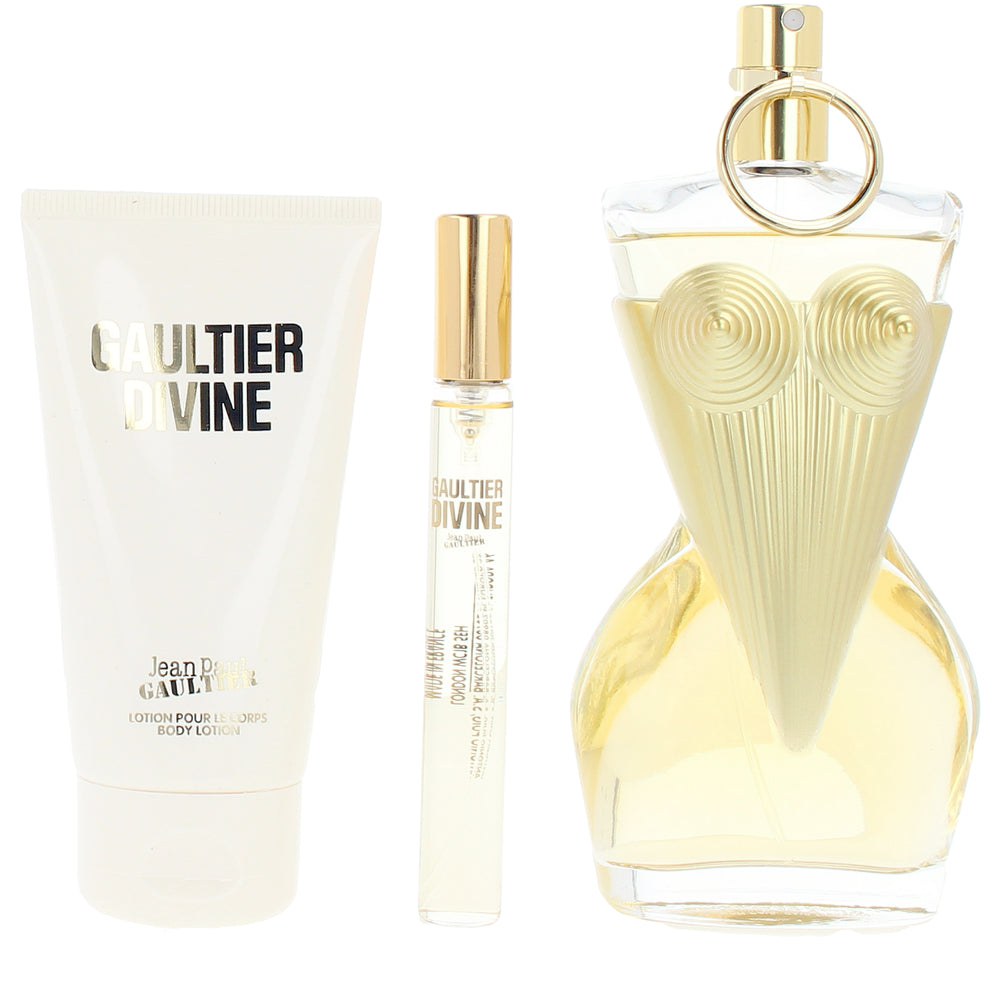 JEAN PAUL GAULTIER-Estojo GAULTIER DIVINE com 3 peças.-DrShampoo - Perfumaria e Cosmética