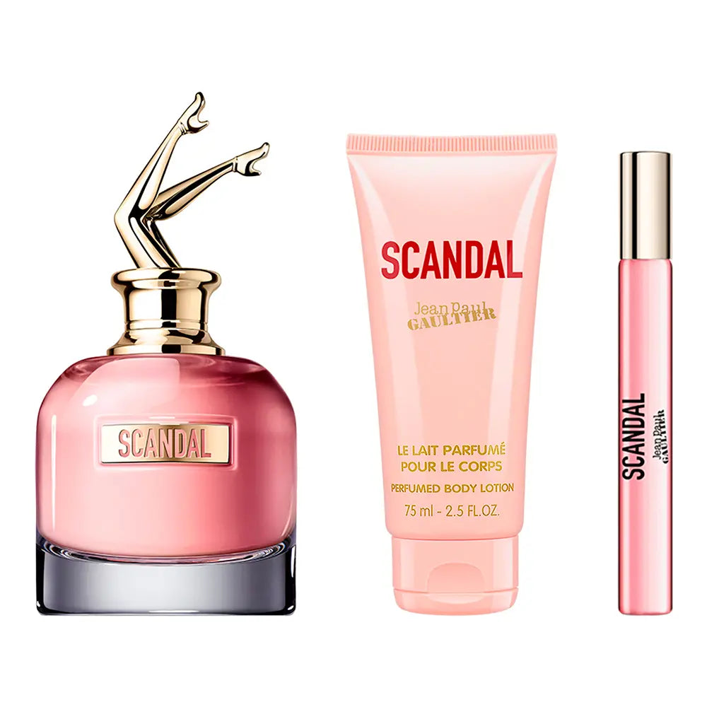 JEAN PAUL GAULTIER-Estojo SCANDAL de 3 peças-DrShampoo - Perfumaria e Cosmética