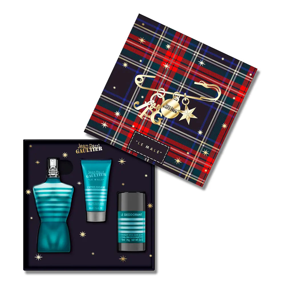 JEAN PAUL GAULTIER-LE MALE CASE 3 pcs.-DrShampoo - Perfumaria e Cosmética