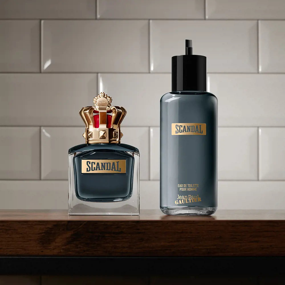 JEAN PAUL GAULTIER-SCANDAL PARA HOMEM edt recarga 200 ml-DrShampoo - Perfumaria e Cosmética