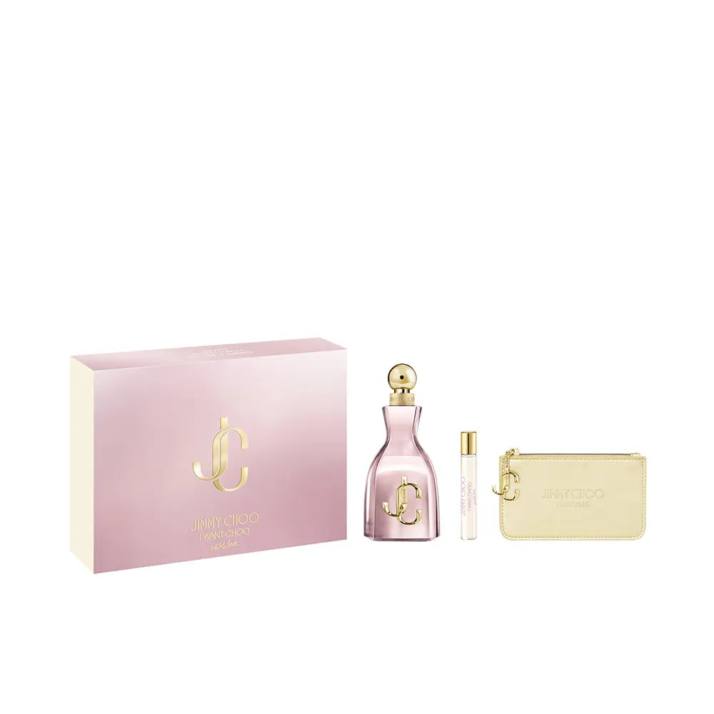 JIMMY CHOO-EU QUERO CHOO COM AMOR ESTUFA 3 pz.-DrShampoo - Perfumaria e Cosmética