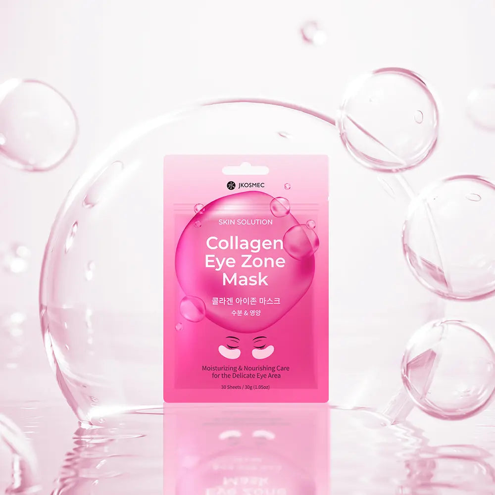 JKOSMEC-Máscara de colágeno para a área dos olhos SKIN SOLUTION 30 unidades-DrShampoo - Perfumaria e Cosmética