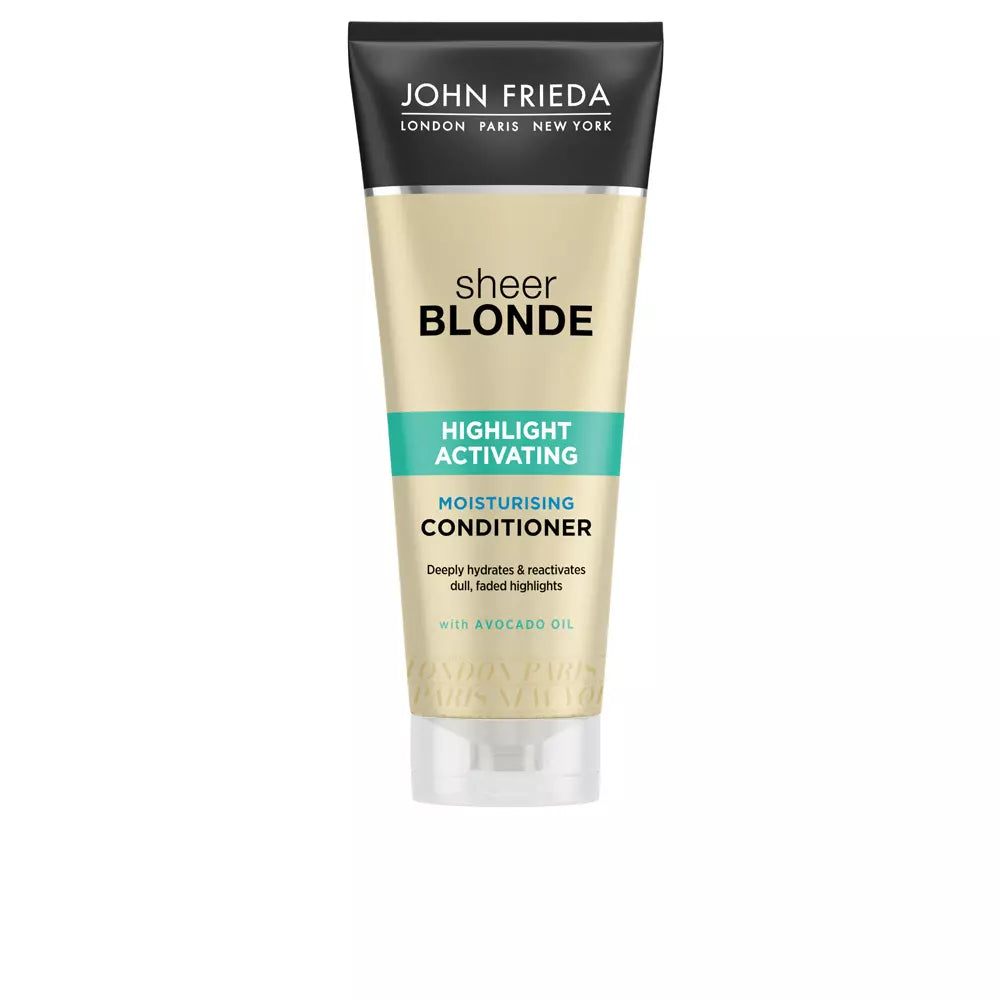 JOHN FRIEDA-SHEER BLONDE condicionador hidratante para cabelos loiros 250ml-DrShampoo - Perfumaria e Cosmética