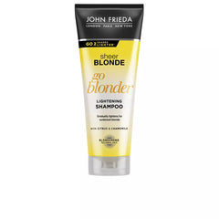 JOHN FRIEDA-SHEER BLONDE shampoo clareador para cabelos loiros 250 ml-DrShampoo - Perfumaria e Cosmética