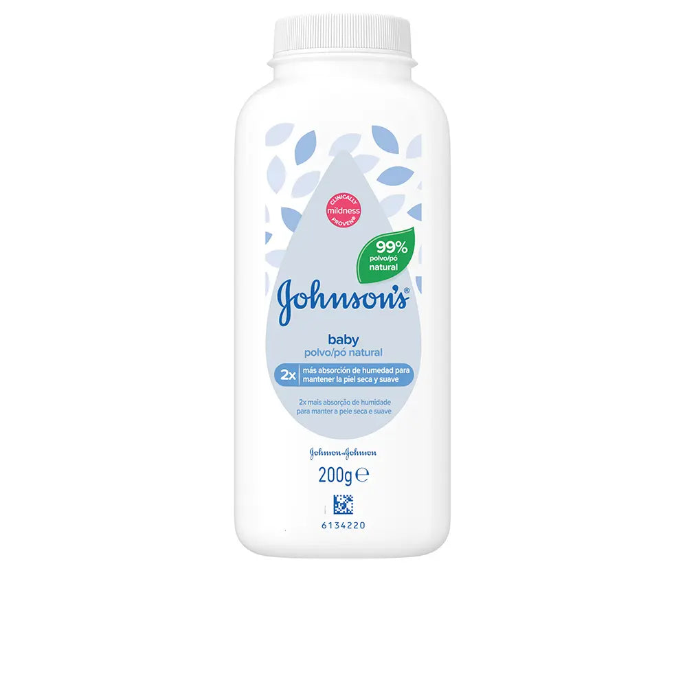 JOHNSON'S BABY-Pó talco BABY NATURAL 200 g.-DrShampoo - Perfumaria e Cosmética