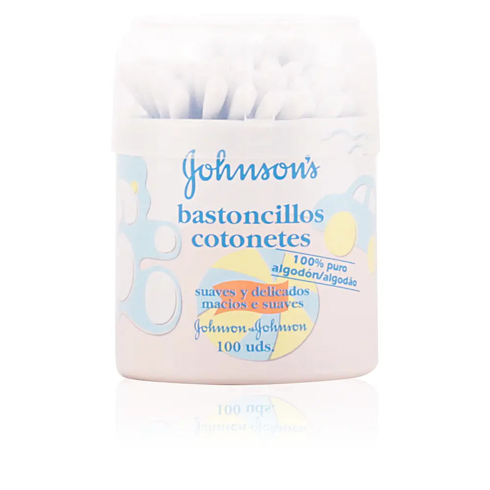 JOHNSON'S-BABY SWAB algodão 100 unidades-DrShampoo - Perfumaria e Cosmética