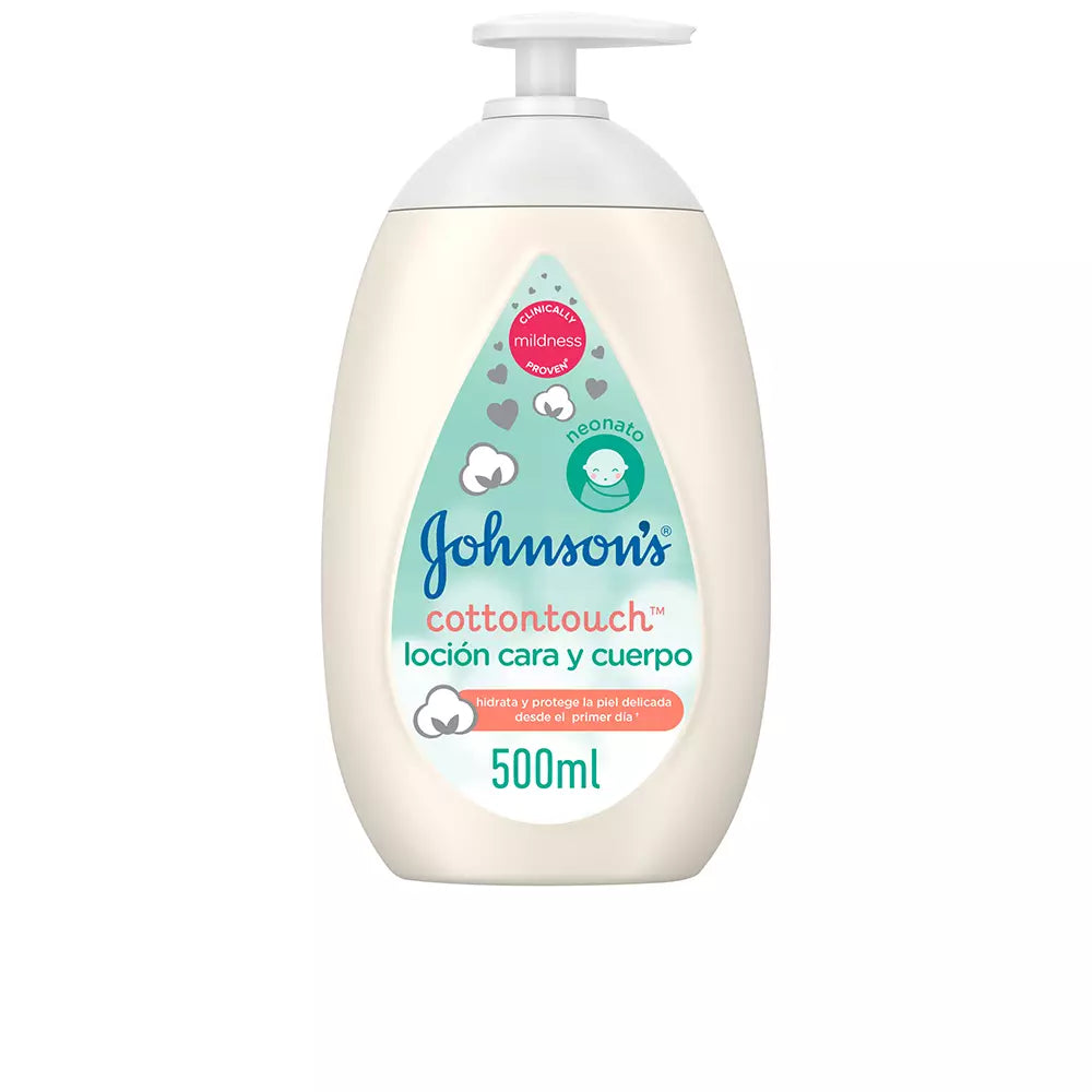 JOHNSON'S-BABY cottontouch loção facial e corporal 500 ml-DrShampoo - Perfumaria e Cosmética