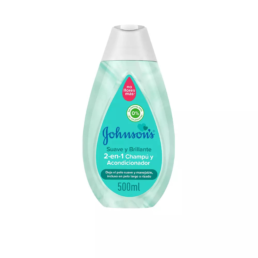 JOHNSON'S-BABY shampoo macio e brilhante + condicionador 500 ml-DrShampoo - Perfumaria e Cosmética