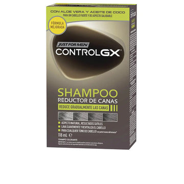 JUST FOR MEN-CONTROL GX shampoo redutor de cinza 118 ml-DrShampoo - Perfumaria e Cosmética Imagem principal do produto