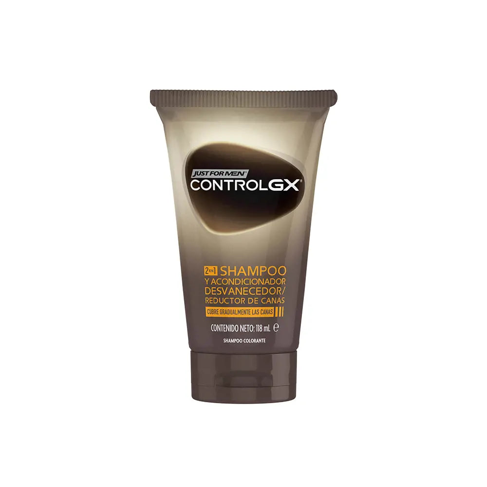 JUST FOR MEN-CONTROL GX shampoo redutor de cinza com condicionador 118 ml-DrShampoo - Perfumaria e Cosmética
