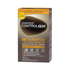 JUST FOR MEN-CONTROL GX shampoo redutor de cinza com condicionador 118 ml-DrShampoo - Perfumaria e Cosmética