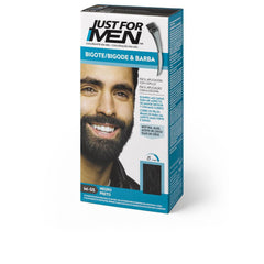 JUST FOR MEN-TINTURA em gel bigode barba e patilhas preto 15 ml-DrShampoo - Perfumaria e Cosmética