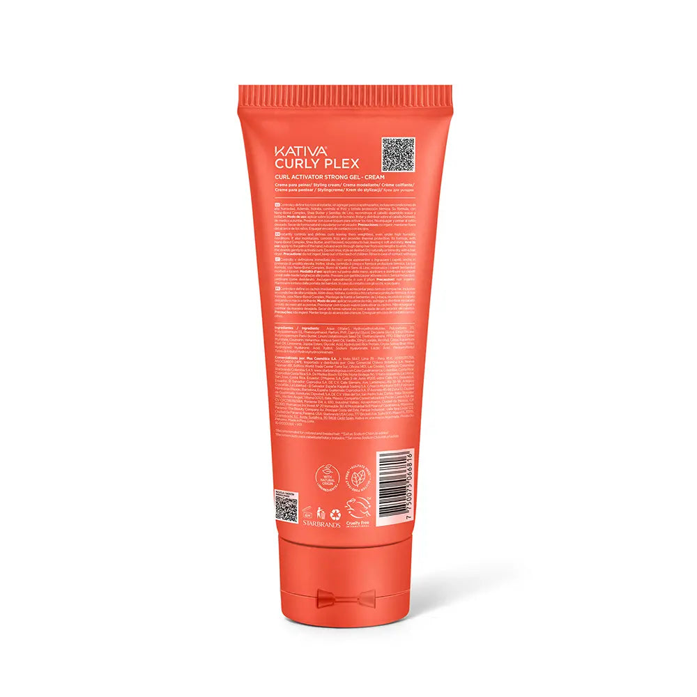 KATIVA-KATIVA CURLY PLEX CURL gel creme ativador de cachos fixação forte 240 ml-DrShampoo - Perfumaria e Cosmética