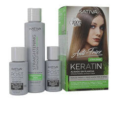 KATIVA-KERATIN ANTI-FRIZZ alisamento sem ferro extra brilho 30 dias 30 dias-DrShampoo - Perfumaria e Cosmética