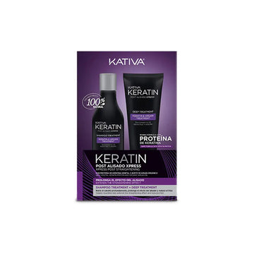 KATIVA-KERATIN PÓS ALISAMENTO EXPRESS SET 2 pz-DrShampoo - Perfumaria e Cosmética Imagen principal del producto