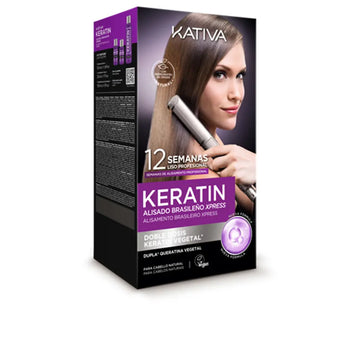 KATIVA-SET DE ALISAMENTO BRASILEIRO COM QUERATINA EXPRESS 3 peças.-DrShampoo - Perfumaria e Cosmética Imagen principal del producto