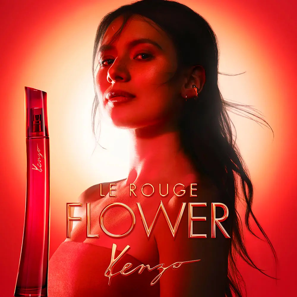 KENZO-LE ROUGE FLOWER eau de parfum spray 50 ml-DrShampoo - Perfumaria e Cosmética