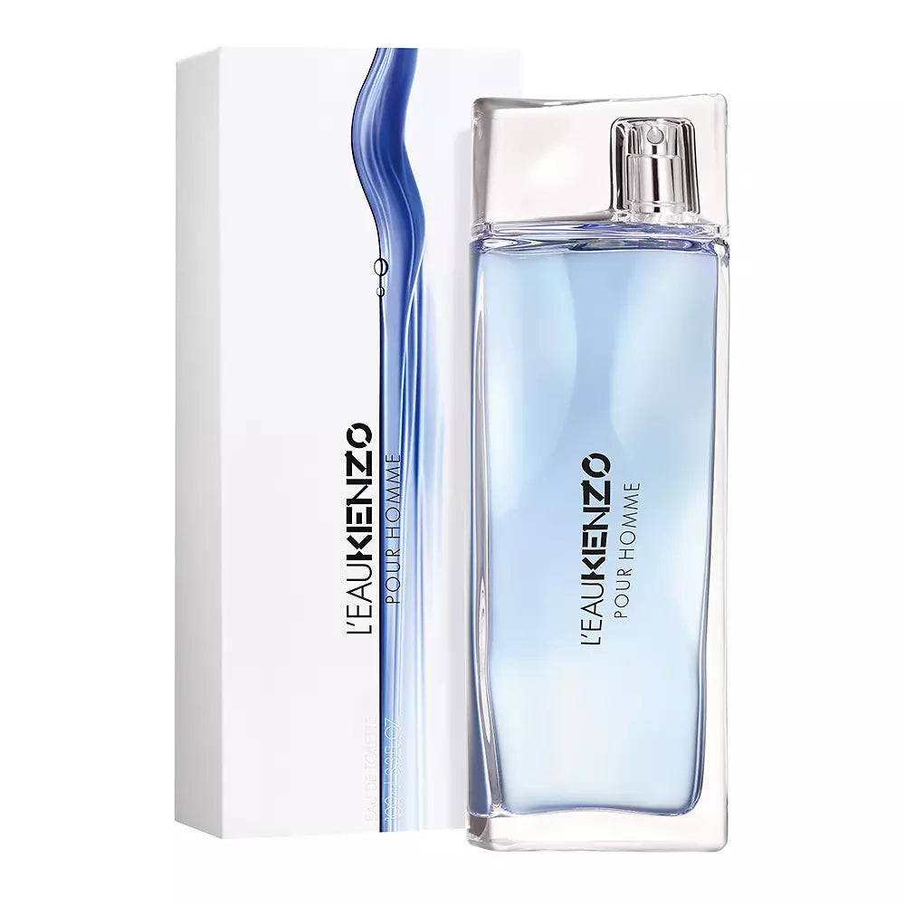 KENZO-L'EAU KENZO POUR HOMME edt vapo 100 ml-DrShampoo - Perfumaria e Cosmética