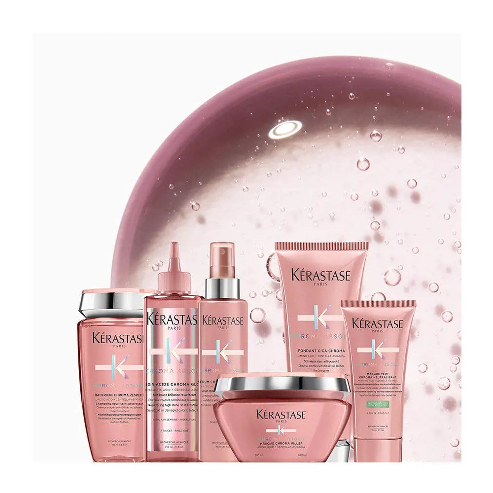 KERASTASE-CHROMA ABSOLU tratamento ácido brilho 250 ml.-DrShampoo - Perfumaria e Cosmética