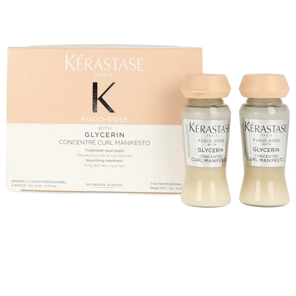 KERASTASE-FUSIO-DOSE manifesto curl concentrado 10 x 12 ml-DrShampoo - Perfumaria e Cosmética