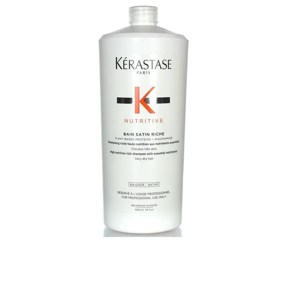 KERASTASE-NUTRITIVO banho satin riche 1000 ml-DrShampoo - Perfumaria e Cosmética