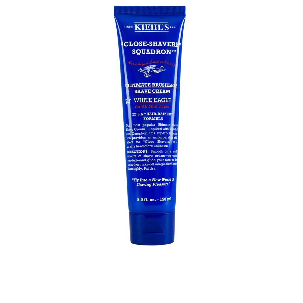 KIEHL'S-CLOSE SHAVERS SQUADRON creme de barbear definitivo sem escova white eagle 150 ml.-DrShampoo - Perfumaria e Cosmética
