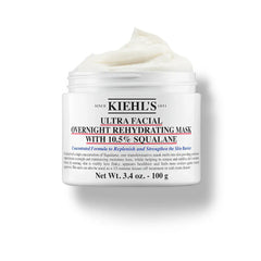 KIEHL'S-Máscara hidratante noturna ULTRA FACIAL com 10,5% de esqualano 100 gr.-DrShampoo - Perfumaria e Cosmética
