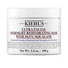 KIEHL'S-Máscara hidratante noturna ULTRA FACIAL com 10,5% de esqualano 100 gr.-DrShampoo - Perfumaria e Cosmética