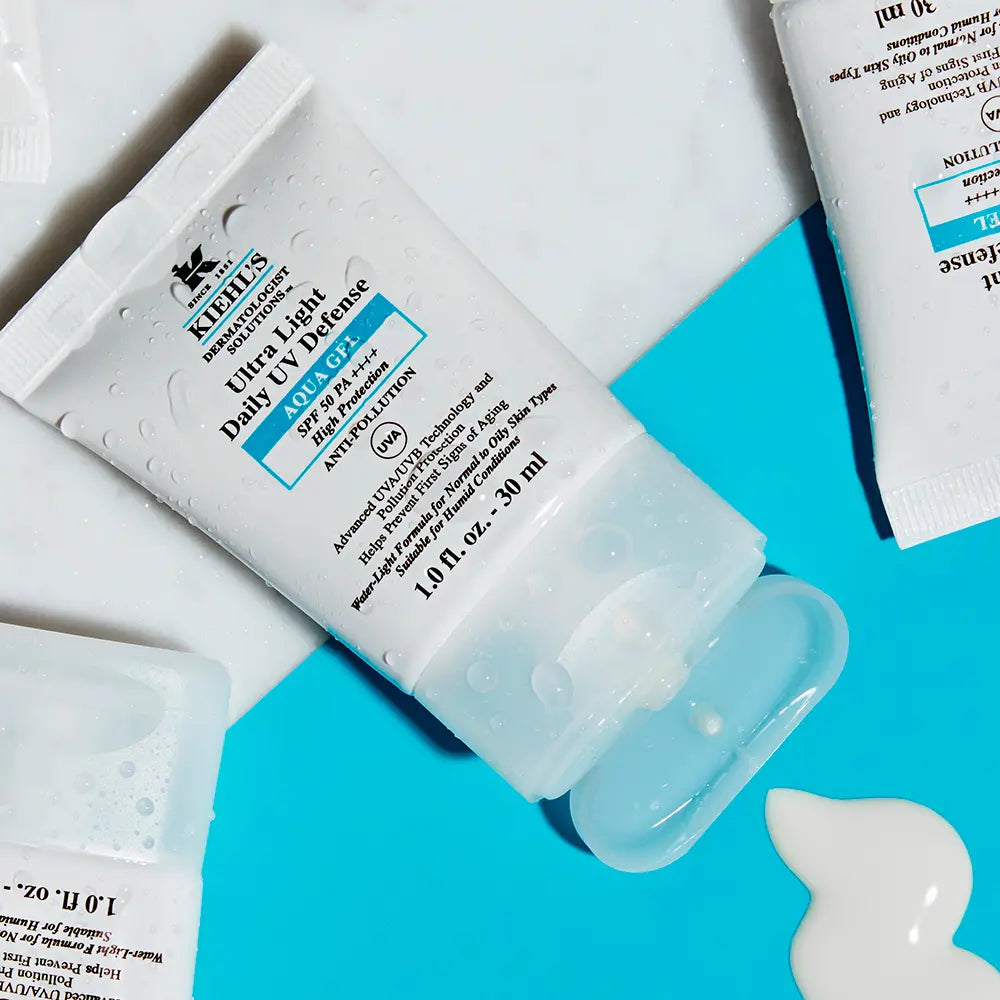 KIEHL'S-ULTRA LIGHT DAILY UV defense aqua gel PA++++ FPS50 30 ml-DrShampoo - Perfumaria e Cosmética