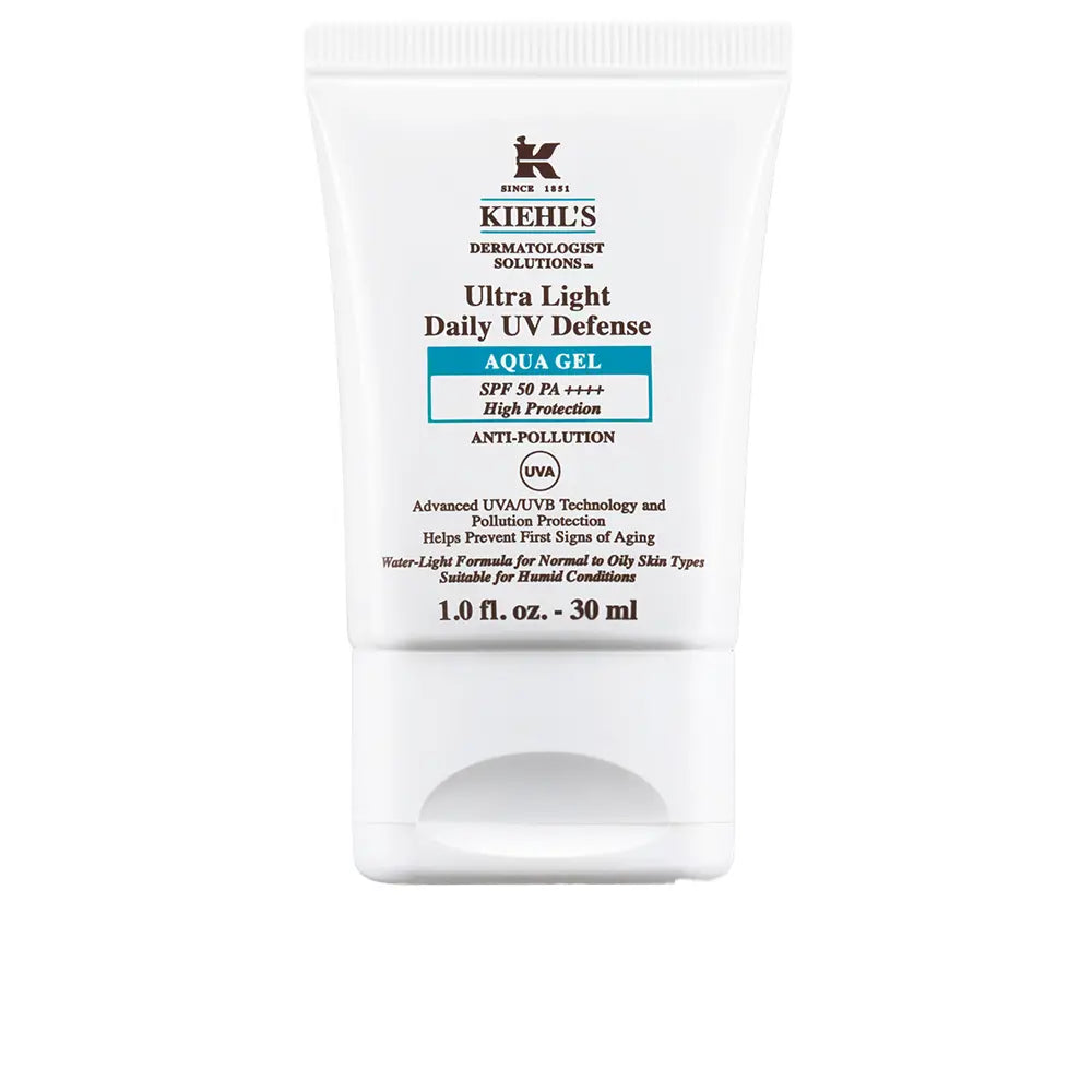 KIEHL'S-ULTRA LIGHT DAILY UV defense aqua gel PA++++ FPS50 30 ml-DrShampoo - Perfumaria e Cosmética