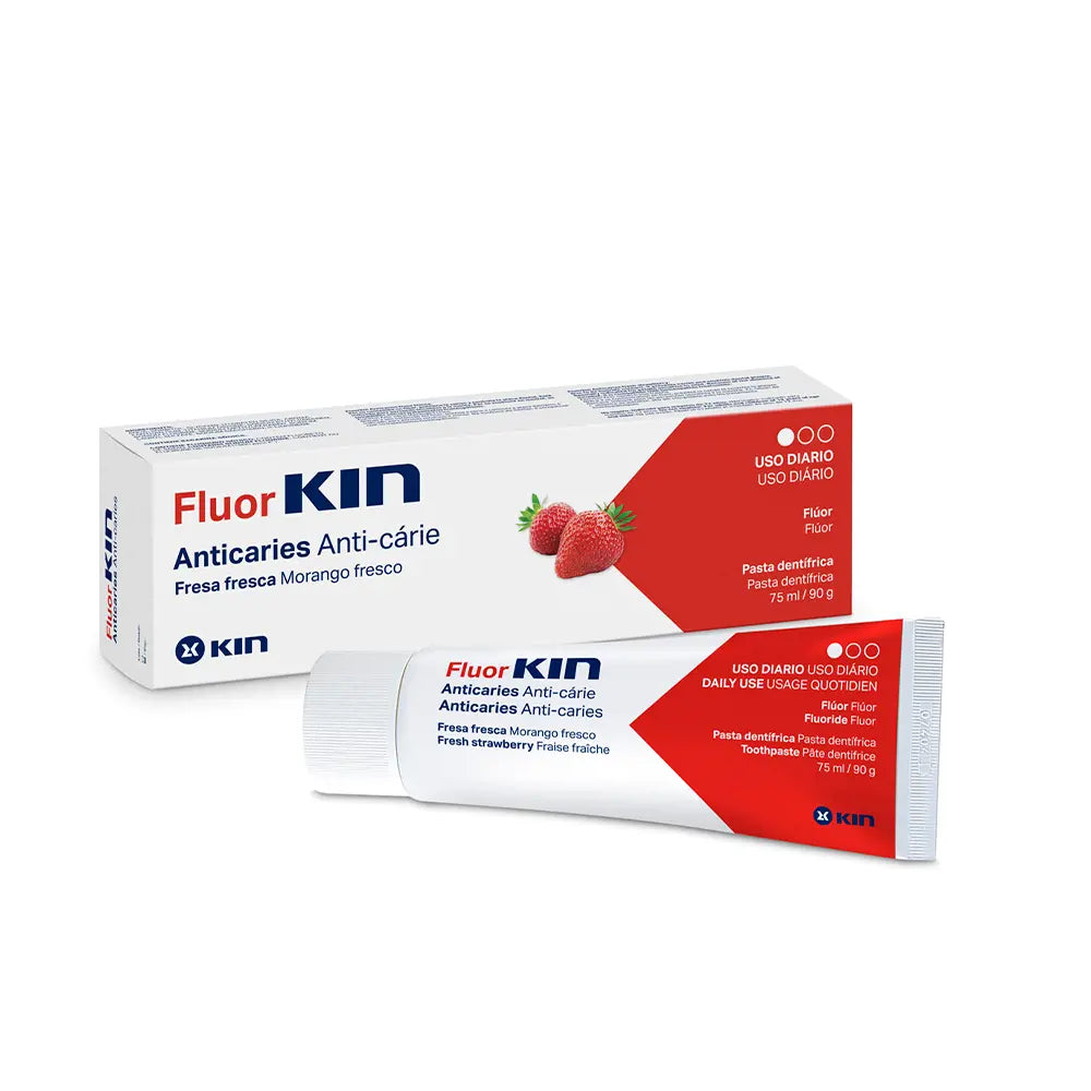 KIN-FLUORKIN creme dental anticárie 75 ml-DrShampoo - Perfumaria e Cosmética