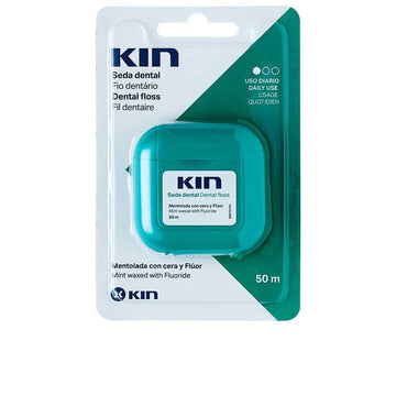 KIN-Fio dental KIN com cera de mentol 50 m.-DrShampoo - Perfumaria e Cosmética Image principale du produit